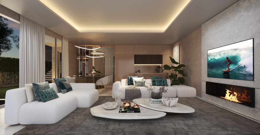 Villa 2 Living-Room-night